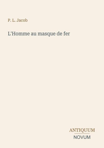 L'Homme au masque de fer