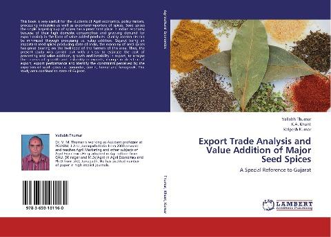 Export Trade Analysis and Value Addition of Major Seed Spices