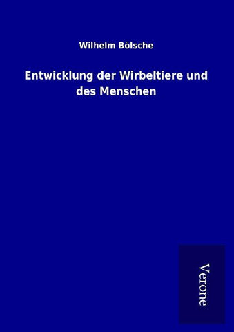 Entwicklung der Wirbeltiere und des Menschen