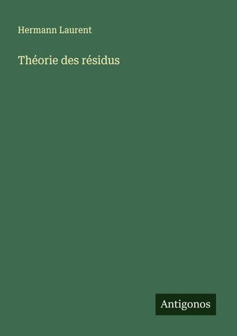 Théorie des résidus