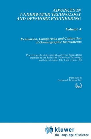 Evaluation, Comparison and Calibration of Oceanographic Instruments