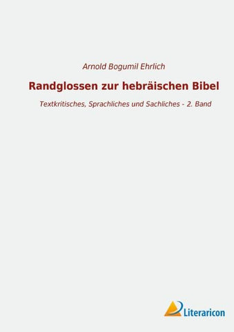 Randglossen zur hebräischen Bibel