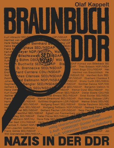 Braunbuch DDR -  Nazis in der DDR