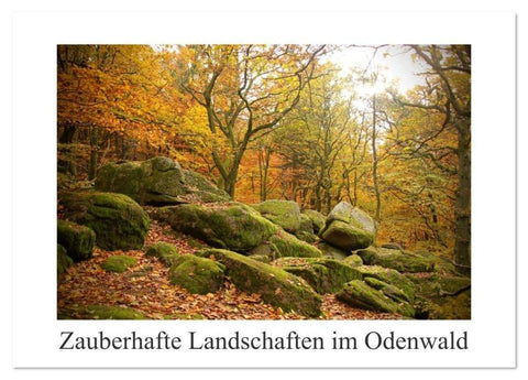 Zauberhafte Landschaften im Odenwald (Tischkalender 2026 DIN A5 quer), CALVENDO Monatskalender