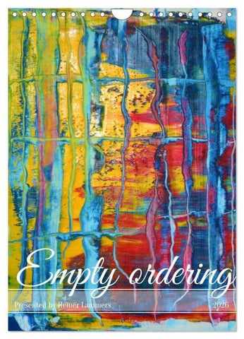 Empty ordering (Wall Calendar 2026 DIN A4 portrait), CALVENDO 12 Month Wall Calendar