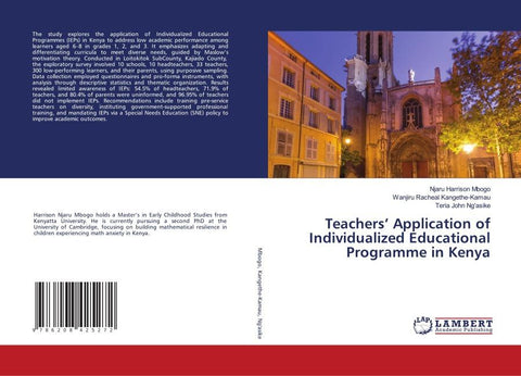 Teachers' Application of Individualized Educational Programme in Kenya