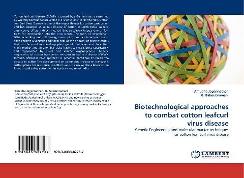 Biotechnological approaches to combat cotton leafcurl virus disease