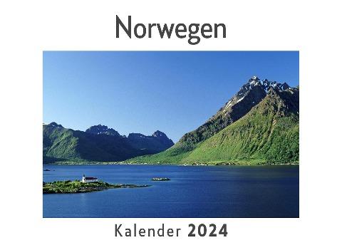Norwegen (Wandkalender 2024, Kalender DIN A4 quer, Monatskalender im Querformat mit Kalendarium, Das perfekte Geschenk)