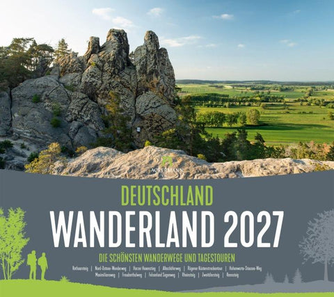 Deutschland Wanderland Kalender 2027 | Die schönsten Wanderwege