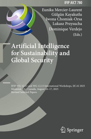 Artificial Intelligence for Sustainability and Global Security