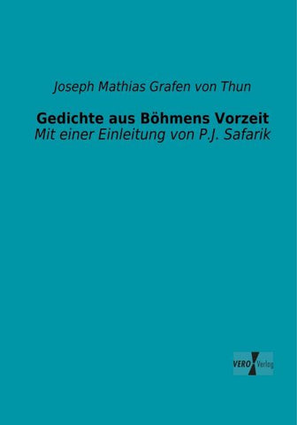 Gedichte aus Böhmens Vorzeit