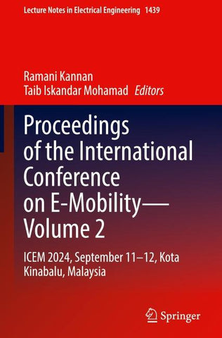Proceedings of the International Conference on E-Mobility—Volume 2