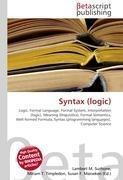Syntax (logic)