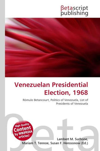 Venezuelan Presidential Election, 1968
