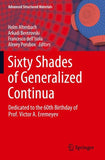 Sixty Shades of Generalized Continua