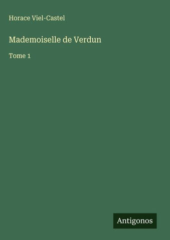Mademoiselle de Verdun