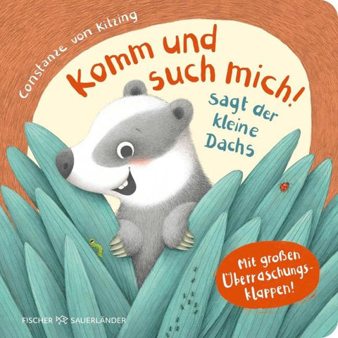 Komm und such mich! sagt der kleine Dachs