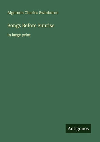 Songs Before Sunrise