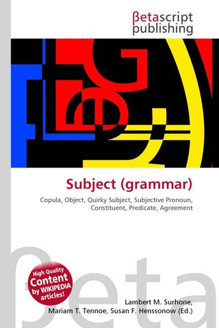 Subject (grammar)