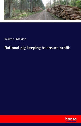 Rational pig keeping to ensure profit