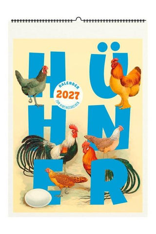 Hühner. Wandkalender 2027