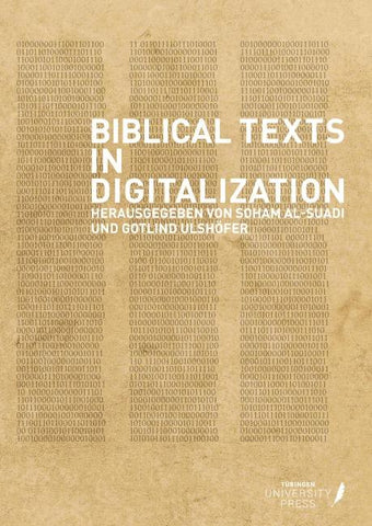 Biblical Texts in Digitalization
