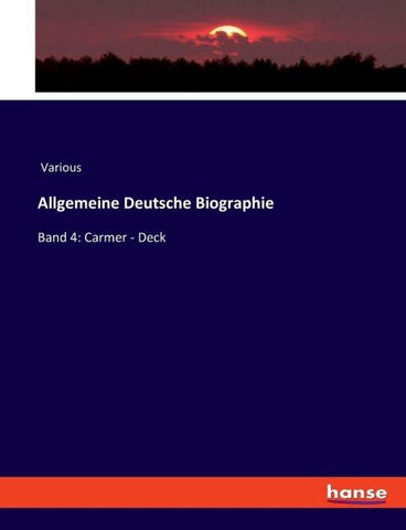 Allgemeine Deutsche Biographie