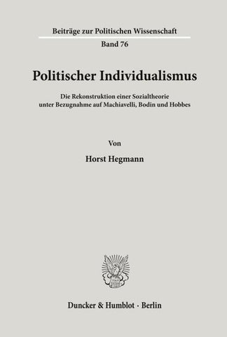 Politischer Individualismus.