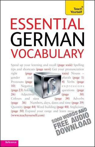 Teach Yourself. Essential German Vocabulary