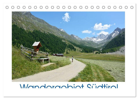 Wandergebiet Südtirol (Tischkalender 2026 DIN A5 quer), CALVENDO Monatskalender