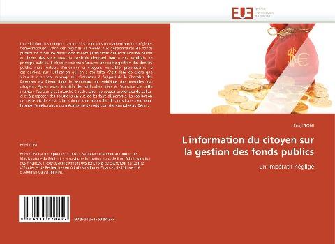 L''information du citoyen sur la gestion des fonds publics