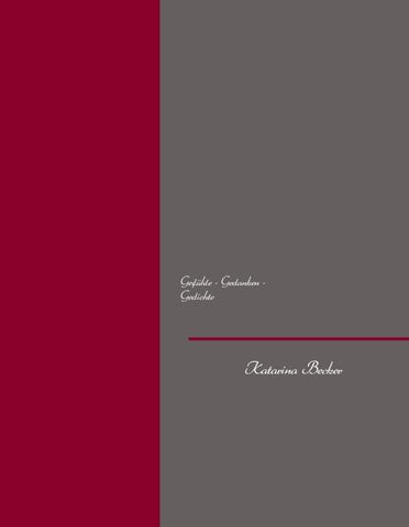 Gefühle - Gedanken - Gedichte