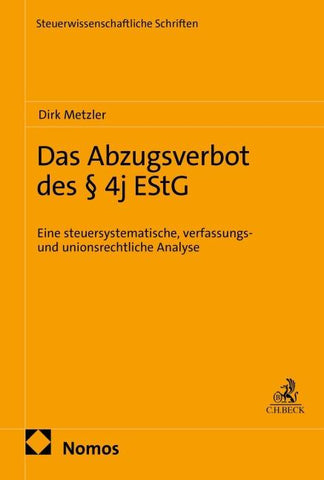 Das Abzugsverbot des § 4j EStG