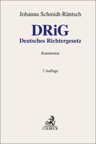 Deutsches Richtergesetz. DRiG