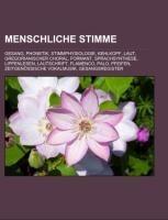 Menschliche Stimme
