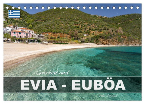 Griechenland - Euböa - Evia (Tischkalender 2026 DIN A5 quer), CALVENDO Monatskalender