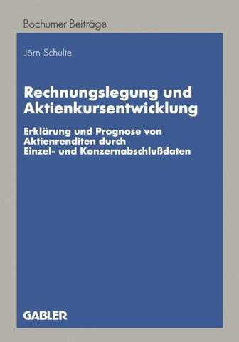 Rechnungslegung und Aktienkursentwicklung