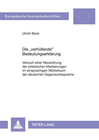 Die 'verhüllende' Bedeutungserklärung