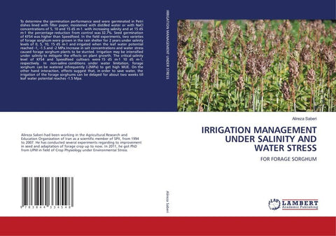 IRRIGATION MANAGEMENT UNDER SALINITY AND WATER STRESS