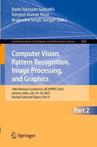 Computer Vision, Pattern Recognition, Image Processing, and Graphics