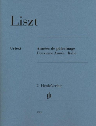 Franz Liszt - Années de pèlerinage, Deuxième Année – Italie