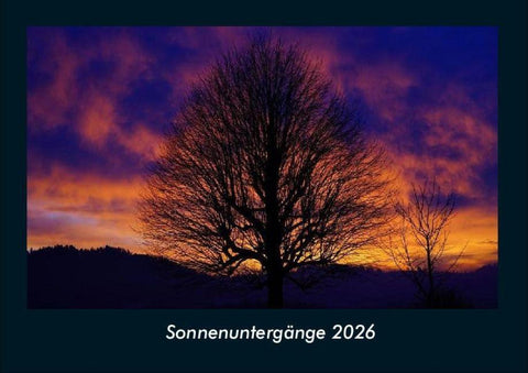 Sonnenuntergänge 2026 Fotokalender DIN A4
