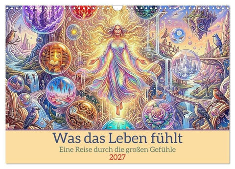 Was das Leben fühlt (Wandkalender 2027 DIN A3 quer), CALVENDO Monatskalender