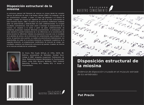 Disposición estructural de la miosina