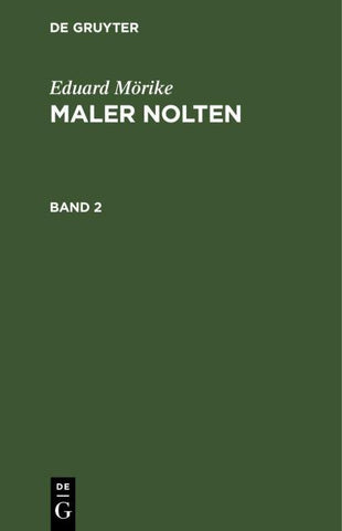 Maler Nolten. Band 2