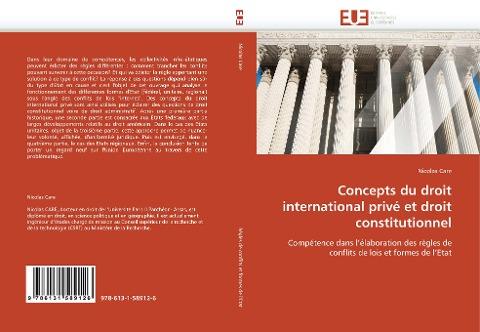 Concepts du droit international privé et droit constitutionnel