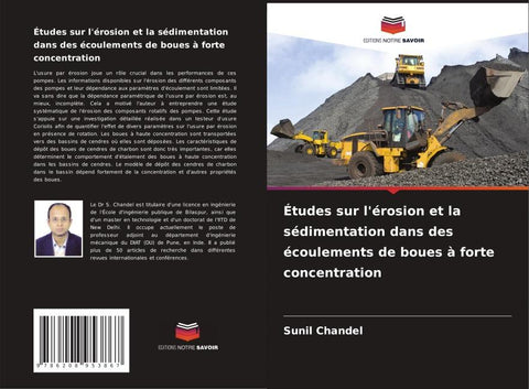 Études sur l'érosion et la sédimentation dans des écoulements de boues à forte concentration