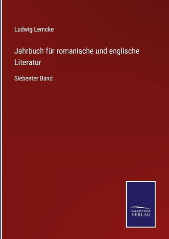 Jahrbuch für romanische und englische Literatur