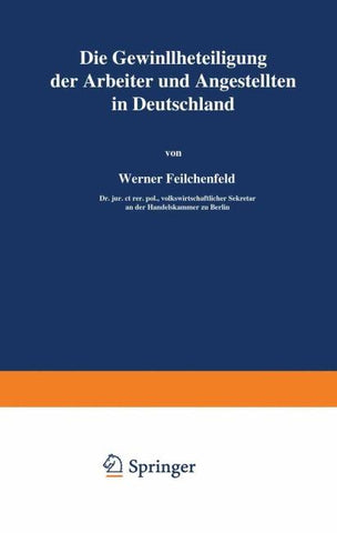 Die Gewinnbeteiligung der Arbeiter und Angestellten in Deutschland