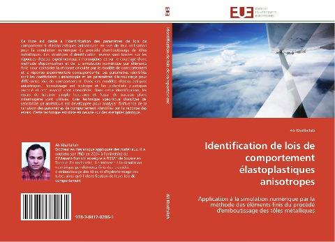 Identification de lois de comportement élastoplastiques anisotropes